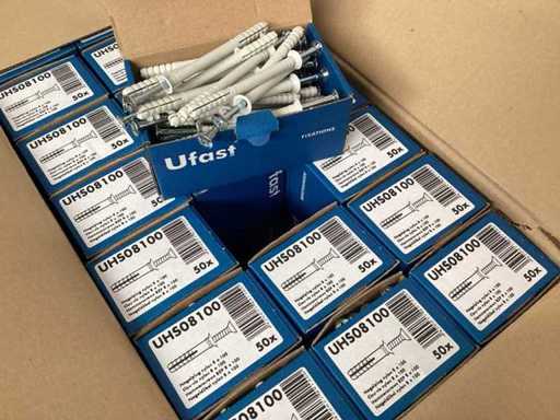 UFAST UHS08100 Nylon-Schlagschrauber 8x100 mm (1200x)