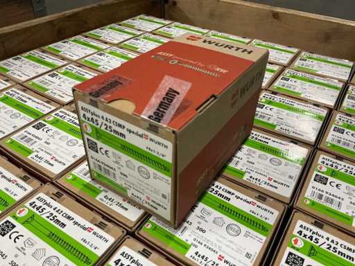 Würth – Schraube 4x45/25 mm – Edelstahl – (26.500 Stück)