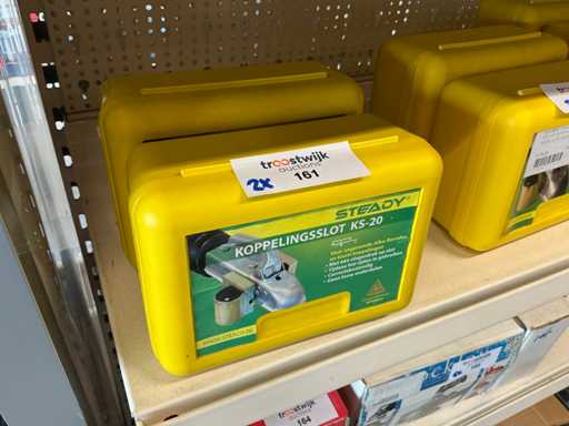 Verrouillage d’attelage de remorque KS-20 stable (2x)