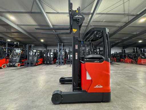 2017 Linde R14 1.400kg Triplex 660cm Camera Elektrische Vorkheftruck Reach Truck