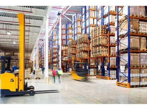 Trucks, warehouse and shop equipment, vintage cars and photographic equipment.