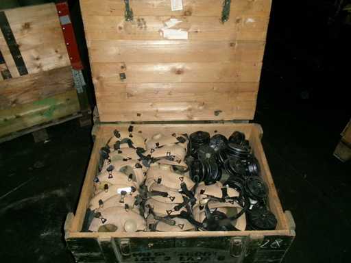 Poln. Masque de protection, filtre, sac, DÉCORATION (G3) (20x)