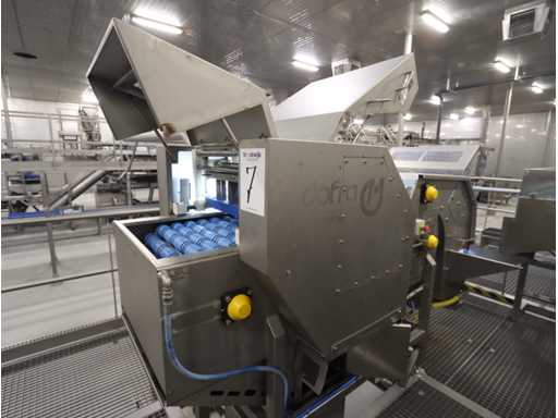 2015 Dofra Foodtech RVS aardappel segmenteerder