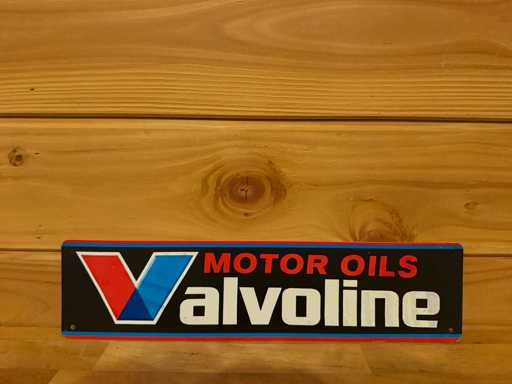 Metal advertising sign 40x10cm