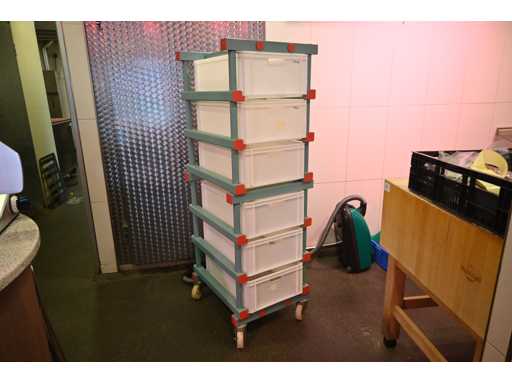 Rea EuroNorm Carrello di trasporto in plastica