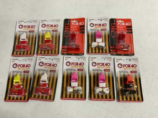 CMG - Sifflet officiel de l’arbitre Fox 40 sonik (10x)