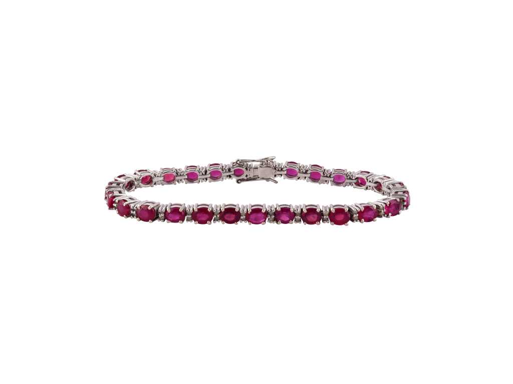 Bracelet With Ruby And Natural Diamonds