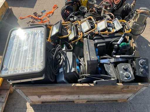 Charge von Baulampen