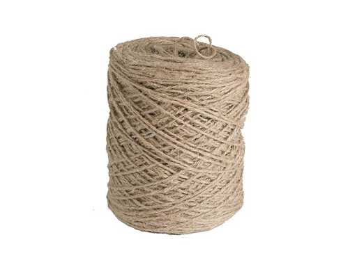 Cordoncina di lino con corda 3,5mmx470 mt naturali 1kg/l (9x)