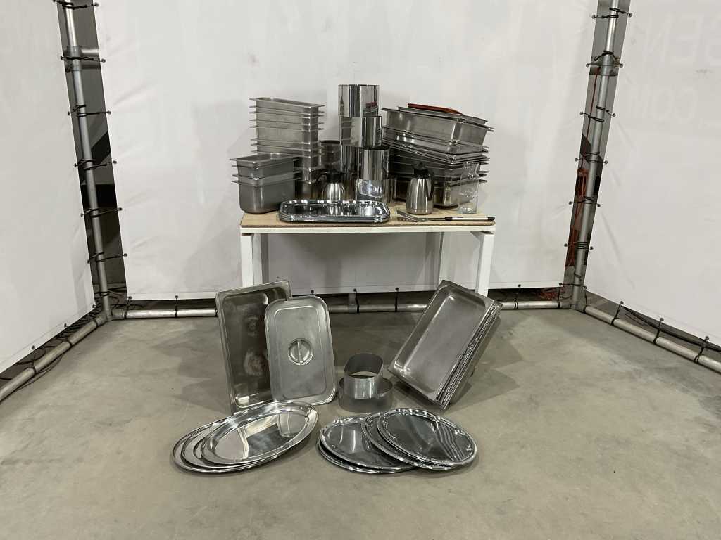 stainless steel trays and trays