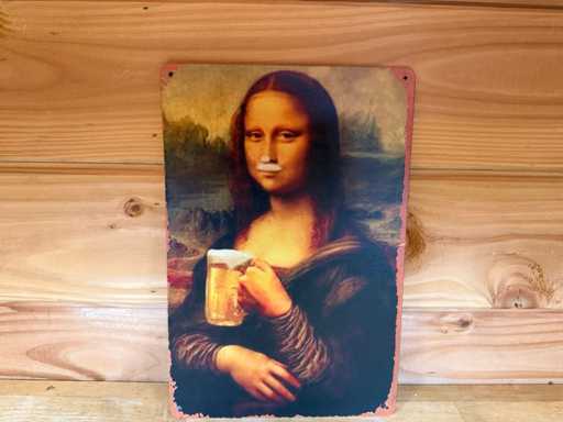 metaal reclame wandbord