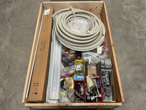 Charge von Installationsmaterialien