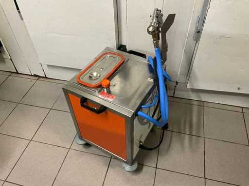 Willemse & Van Engelen profesjonalna maszyna do masowania / topnik szkliwa – stal nierdzewna