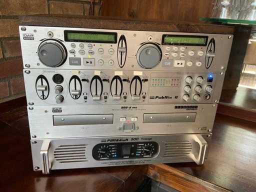 DAP Audio PubMix 2 Musikcomputer mit Mix-Ausrüstung, Palladium 500 Vintage-Verstärker