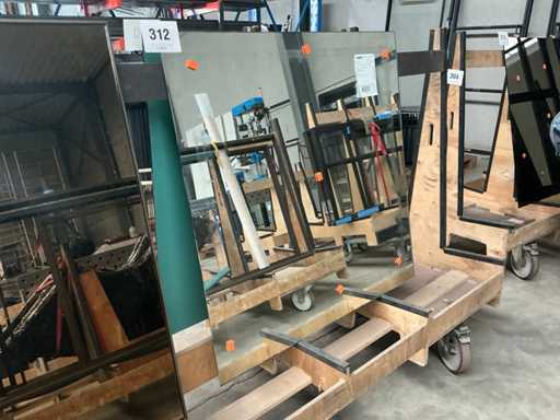 Verzilverd Float Float Blank Spiegel