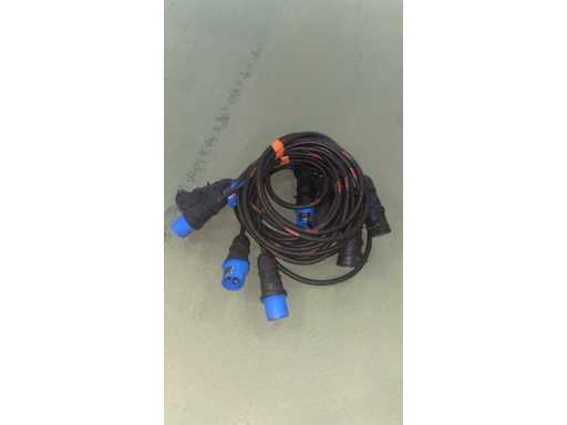 AED - CEE 16A MONO 3M (SET DI 5 PEZZI)