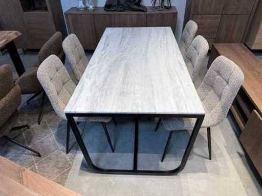 Marble dining table