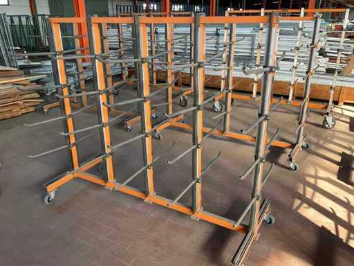 Profile transport trolley