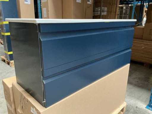 Kame Terra Badmeubelset Deep Blue 120cm