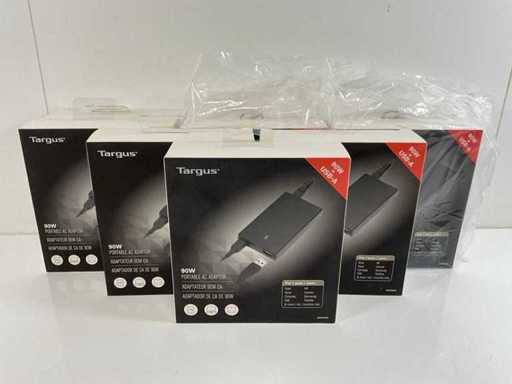 Targus (APA042UK), Compact Laptop & USB Tablet Charger (UK) 90W(New) (9x)