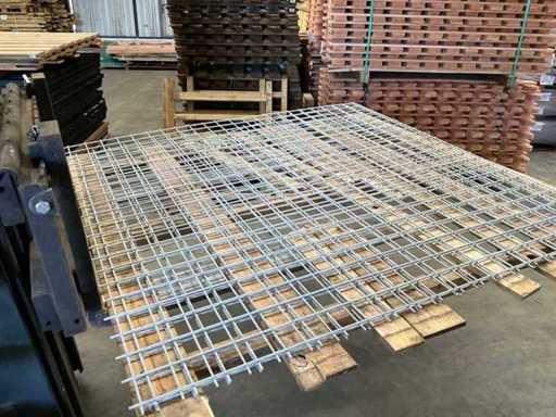 Panneau en maille galvanisée - 180x180 cm (3x)