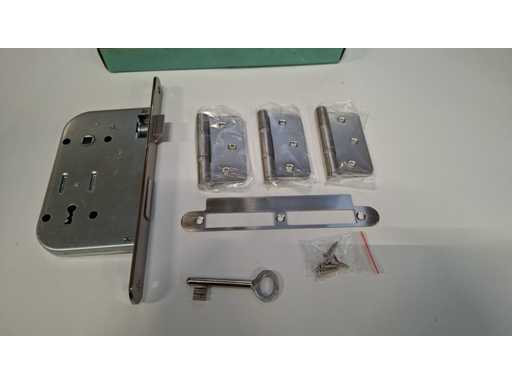 20 SERRURES INOX + 60 CHARNIÈRES INOX