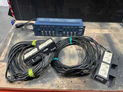 Table de mélange Showtec Lite-Power 4 lumières