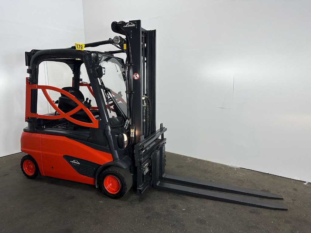 Batteria 12/2017 Linde E20PL-02 EVO 2.000kg Carrello elevatore elettrico a sollevamento libero 3° + 4° valvola Regolatore forche