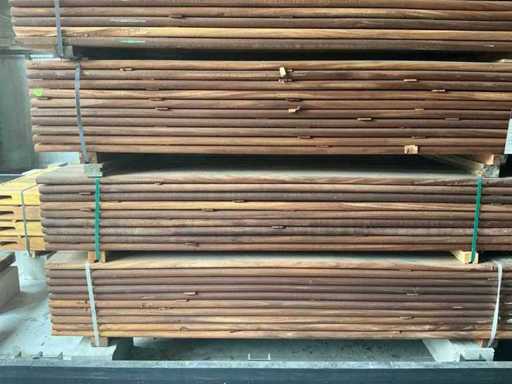 Geschaafde Okan plank (45x)