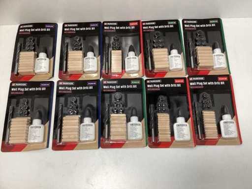 (10x) Parkside Wood Connection Set – 33 & 28 Stück – Holzbohrer