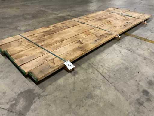 Europees eiken planken 27 mm ca. 0,081 m³