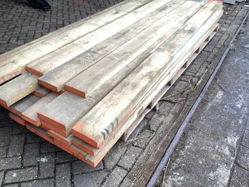 European oak - KD Oven-dried 3100x1300x310 mm - Planks (32x)