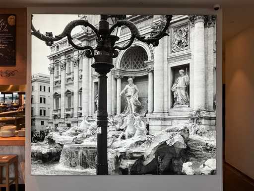 Illuminated Canvas "Fontana di Trevi"