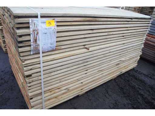 1,42 m³ Eiken planken 22mm