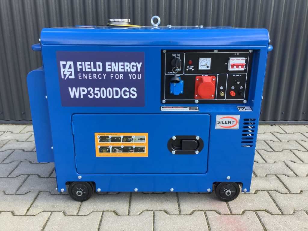 Field Energy 3500 DGS 400/230 Volt Stroomgenerator / aggregaat diesel