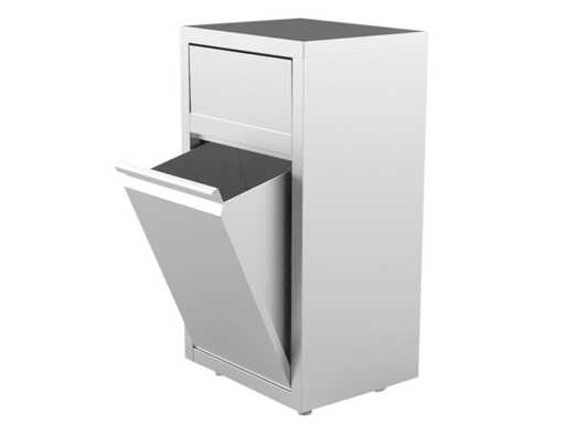 Unninox - Prullenbak met duwdeksel - Afvalbak