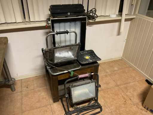 Phillips - Kelfort - Scangrip Lot divers Lampe de Construction (4x)