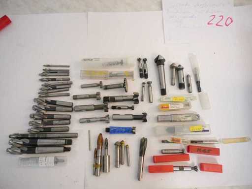 Garant - Large série de fraises à tenons/coupeuses à fente en T/coniquées NC