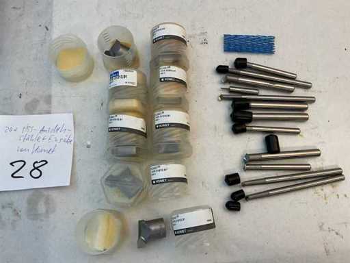 Acers/inserts d’alésage Komet HSS, neufs (20x)