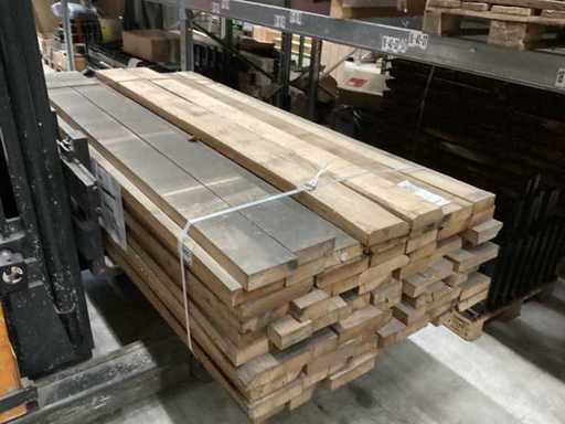 Maple Pacific planed / boards edged on 4 sides / maple pacific / 2.50m long / max width board 24cm / thickness board 50mm / dry air-dried