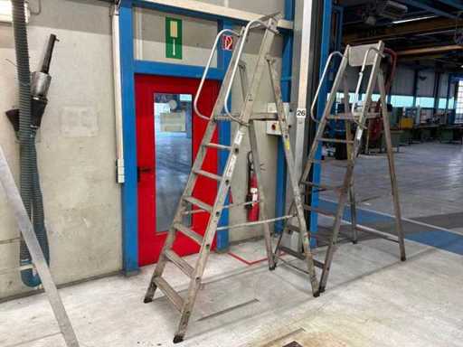 GÜNZBURGER STEIGTECHNIK 50087 PLATFORM FOLDING LADDER