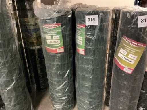 Medium Wire Rollen pvc tuindraad (6x)