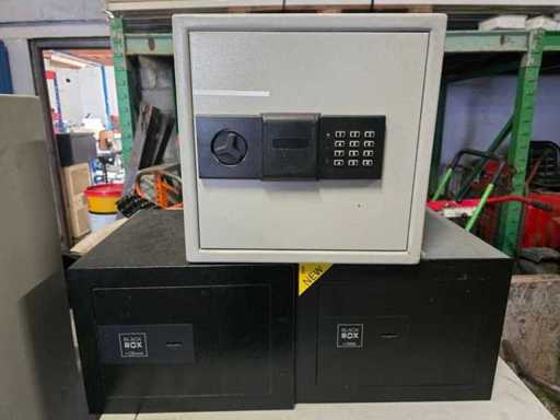 lot de 3 Coffres-fort