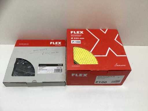 Flex sanding discs with holder (head)