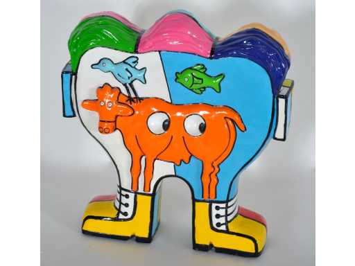 Joop Hanssen - Cat - kunsthars