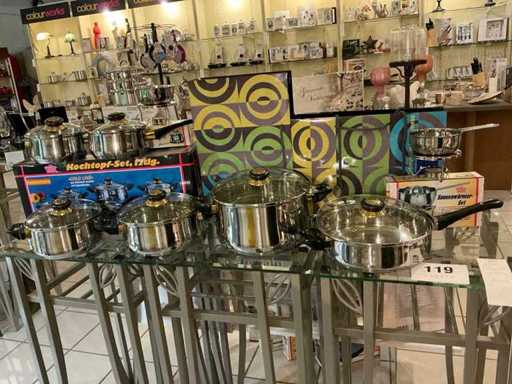 12 piece cooking pot set