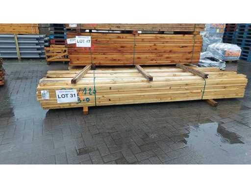 Cls Houten Kepers 3000x120x38mm 75 stuks