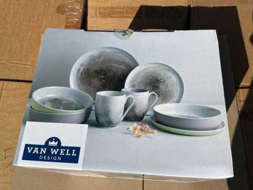 VAN WELL - FARO - Placemats, 16 PC's (30x)