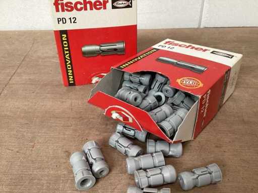 Fischer 15937 Nylonstecker PD12, Schachtel 50 Stück (33x)