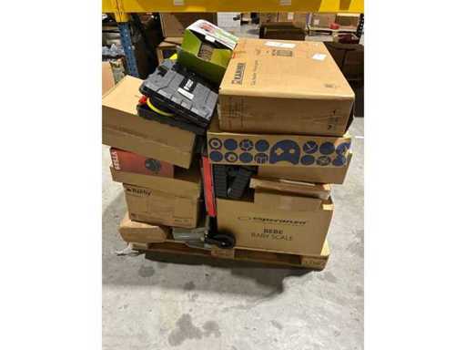 Marchandises de retour de palettes +500-1000 € Valeur de détail